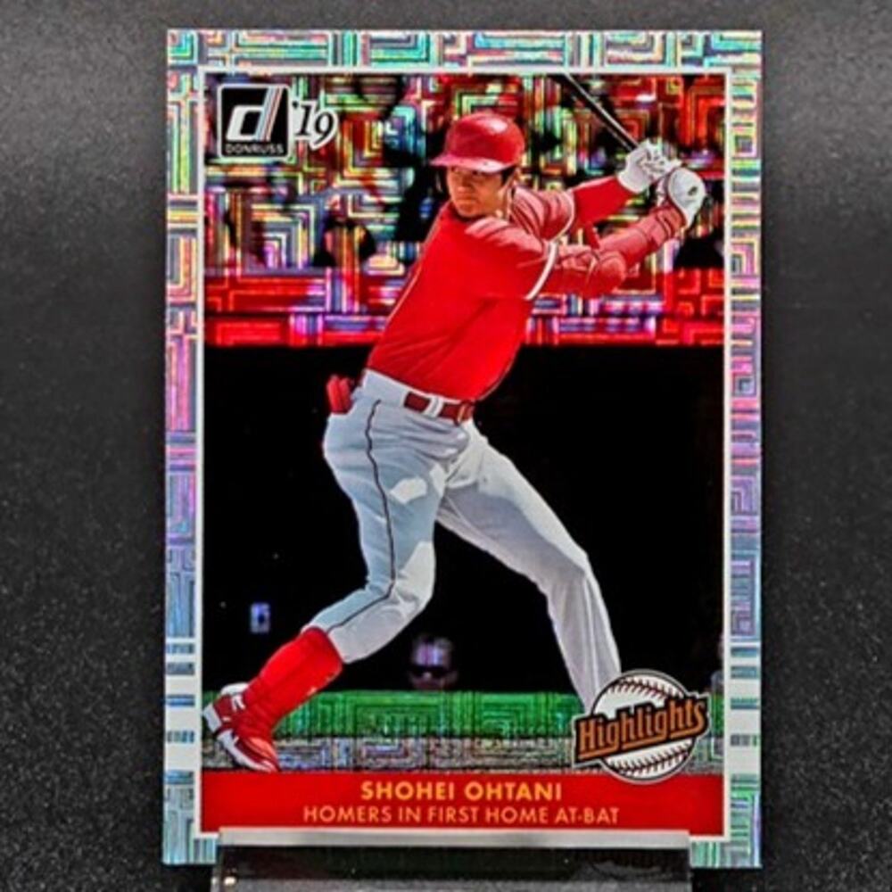 Shohei Ohtani 2019 Donruss Highlights Vector Insert Los Angeles Dodgers Star
